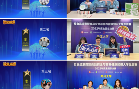 反食品浪费食安知识大学生竞赛2022年度总决赛成功举办